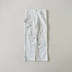 【リアル・アート】Dickies×SHERWIN WILLIAMS ペインターパンツ W36 L32 ディッキーズ 企業物  ペンキ 襤褸 ワークパンツ ホワイト