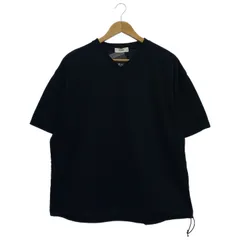 SOLAMONAT ☆ ② ジェラート天竺 Vネックドローコードプルオーバー レディース ブラック L