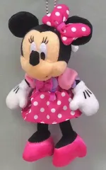【中古】ぬいぐるみ ミニーマウス(トゥーンタウン/東京ディズニーランド34周年) ぬいぐるみバッジ 「ディズニー」 東京ディズニーランド限定