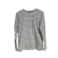 B070 BLUE LABEL CRESTBRIDG ブルーレーベル クレストブリッジ カットソー 長袖 ボーダー ホワイト ブラック レディース 38