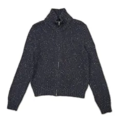 Maison Margiela 19AW ドライバーズ ニット ハイネック ネップ ウール ダブルジップ セーター メゾンマルジェラ S30GP0280 ネイビー S （5938M）のサムネイル