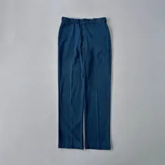 【希少チビタグ】90s USA製 Dickies 874 ワークパンツ W36 ネイビー