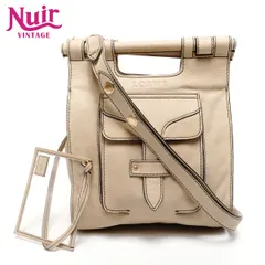 LOEWE ロエベ ショルダーバッグ 2way トート スエード【中古】 - メルカリ
