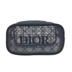 Christian Dior クリスチャンディオール レディ/ポーチ  メッシュ/ノベルティ    ブラック レディース / 240001180512