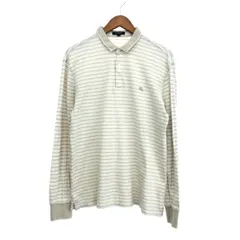 Burberry's バーバリーズ 長袖ポロシャツ サイズ:LL コットン100％/ボーダー    グレージュ レディース / 241011010810