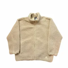 アディダス ベージュ フリース ジャケット