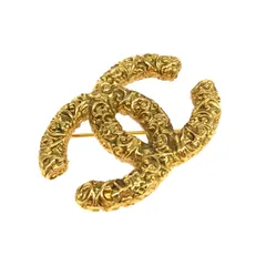 CHANEL シャネル ブローチ  ココマーク/溶岩/コメ有93A    ゴールドカラー レディース / 240001180693
