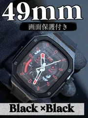アップルウォッチラバー　バンド　ベルト　Apple Watch カバー　画面保護　ケース　49mm ウルトラ　ultra カスタム　メタル　120