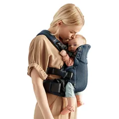 ベビービョルン 抱っこひも 0カ月~36カ月まで メッシュ素材で快適 HARMONY ネイビーブルー