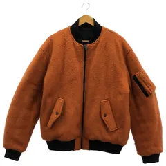 International Gallery BEAMS (インターナショナルギャラリービームス) ★★ ④ 23-18-0065-262 バルキーMA-1 メンズ オレンジ×ブラック L