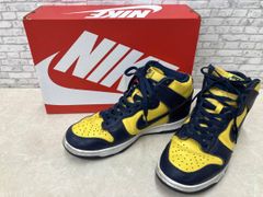 NIKE × sacai dunk high ミシガン 黄黒 ナイキ 28 - メルカリ
