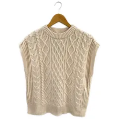 INGNI (イング) ▲ ③ 204-920696-02 ケーブル後ろレースUPベスト レディース ナチュラル M