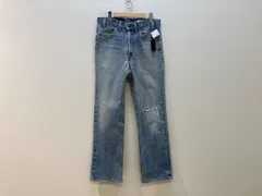 Levi's リーバイス 517 デニムパンツ ジーンズ W33L32 水色 ライトブルー メンズ オレンジタブ USA製 90s ジッパーフライ 破れ有り