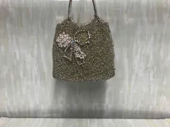 ANTEPPIMA アンテプリマ ハンドバッグ ワイヤーバッグ クリア シルバー リボン 