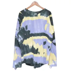 SASQUATCHfabrix.　サスクワァッチファブリックス　2019AW　TYE-DYE CREWNECK WAFFLE　タイダイ染め長袖Tシャツ　サーマルロングスリーブＴシャツ　19AW-CSL-007　8054000229123