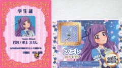アイカツ!×プリパラ THE MOVIE-出会いのキセキ!- 来場者特典 氷上スミレ/スターライト学園ミニ学生証&トモチケ風カードセット 第二弾