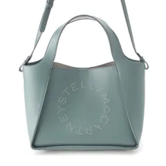 ステラマッカートニー エコレザー ロゴ クロスボディ トートバッグ ポーチ付き 513860 WP0563 グレー【中古】