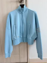 アディダス クロップド トラックジャージ ジップアップ