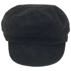 KIJIMA TAKAYUKI (キジマタカユキ) ■ ③ W-162745 Goat suede Marin Cap レディース ブラック 1