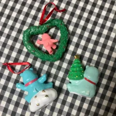 ヴィンテージ クリスマス ケアベア フィギュア オーナメント まとめ セット