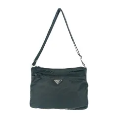 美品 PRADA プラダ ショルダーバッグ クロスボディバッグ BT0421 ブラック ナイロン レディース 三角ロゴプレート