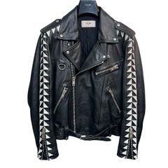 20SS CELINE レザー アビエータージャケット 48 レザージャケット