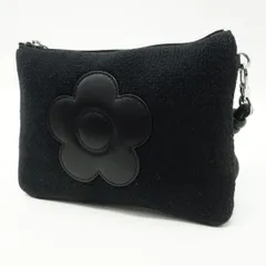 MARY QUANT マリークワント ショルダーポーチ ブラック ※中古