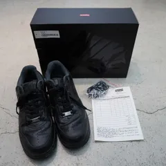 NIKE ナイキ × SUPREME シュプリーム AIR FORCE 1 LOW エア フォース 1 ローカット スニーカー CU9225-001 ブラック US 10 JP 28 1125P★4