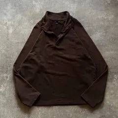 00年代 00s GAP ギャップ ハーフジップ スウェット 茶色 ブラウン 襤褸
