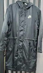 ナイキ クラブ スタジアム パーカ ブラック ロング丈 ジャケット S