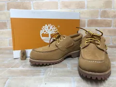 【中古】 箱付 Timberland ティンバーランド ×andreM hoffwann 3eye classic 500743-01-25 ベージュ US9W 111444623