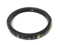 CHANEL シャネル バングル ココマーク ブラック マルチカラー プラスチック レディース 美品