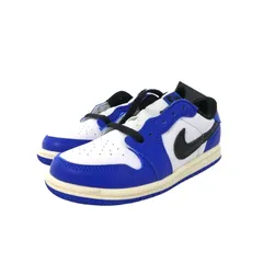 ナイキ NIKE TD Air Jordan 1 Retro Low OG エアジョーダン1 レトロ ロー OG ゲームロイヤル スニーカー 10c 16cm ブルー ホワイト FQ5435 140