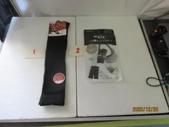 1,スッキリ美脚　婦人着圧ハイソックス　１足　 2、ゆる圧　二の腕シェイプサポート　２枚入り