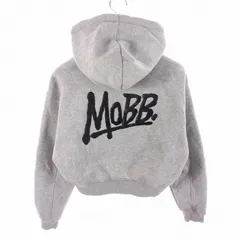 モブ MOBB OG CROPPED HOODIE ショート丈 パーカー フーディ S グレー