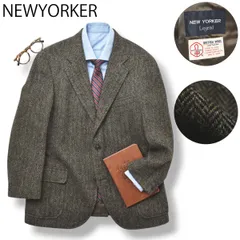 【上質】 90s ニューヨーカー 段返り 3B テーラードジャケット ブレザー