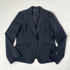 セオリーリュクス テーラードジャケット ストライプ ブラック 40