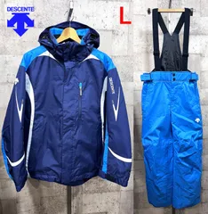 デサント スキーウェア 上下セット L メンズ DESCENTE ジャケット パンツ DRA-2090T DRA-2090P