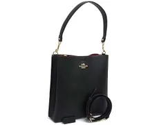 COACH コーチ ハンドバッグ モリー バケット バッグ CA214 ブラック レザー レディース 2WAY ショルダーバッグ ゴールド金具 美品