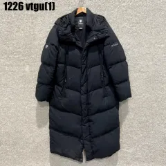 デサント ブラック ロングダウンジャケット XL