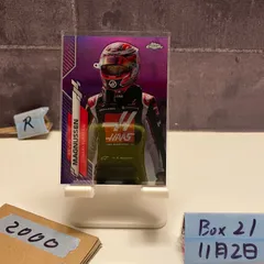 2021 Topps Chrome Formula 1 Kevin Magnussen 230/399 Haas F1 Team Purple Refractor カード