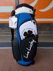 Brand new BLACK CLOVER BA5PNC01 Stand Bag, 9-type, 3.4kg, Blue, Black Clover Caddy Bag, Golf Bag