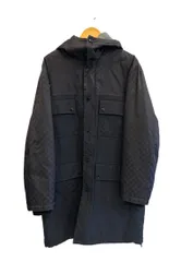 グッチ GUCCI GG ジャカード ナイロンジャケット マウンテンパーカー GG柄 ロング丈 ジャケット アウター イタリア製 黒 546329 46 コート ブラック Mサイズ 101MT-5553のサムネイル