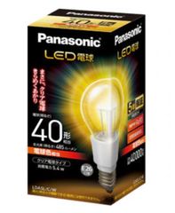 新品　パナソニック LEDクリア電球　5.4W E26 電球色　LDA5L/C/W