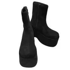 グレイル GRL スエード厚底ブーツ レディース JPN：24 