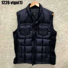 elle ゴルフ メンズ ダウン ベスト ブラック XL