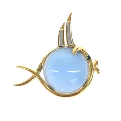 NINA RICCI ニナリッチ フィッシュモチーフブローチ      ゴールドカラー レディース / 240001180418