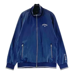 サイズ：L CALLAWAY キャロウェイ  ジップジャケット 裏微起毛  ネイビー系 [240101580210] ゴルフウェア メンズ ストスト