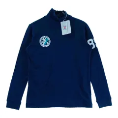 サイズ：1 PEARLY GATES パーリーゲイツ  ハイネック 長袖Tシャツ  ネイビー系 [240101588179] ゴルフウェア レディース ストスト