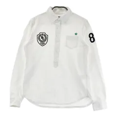 サイズ：1 PEARLY GATES パーリーゲイツ  長袖ポロシャツ ボタンダウン  ホワイト系 [240101588191] ゴルフウェア レディース ストスト